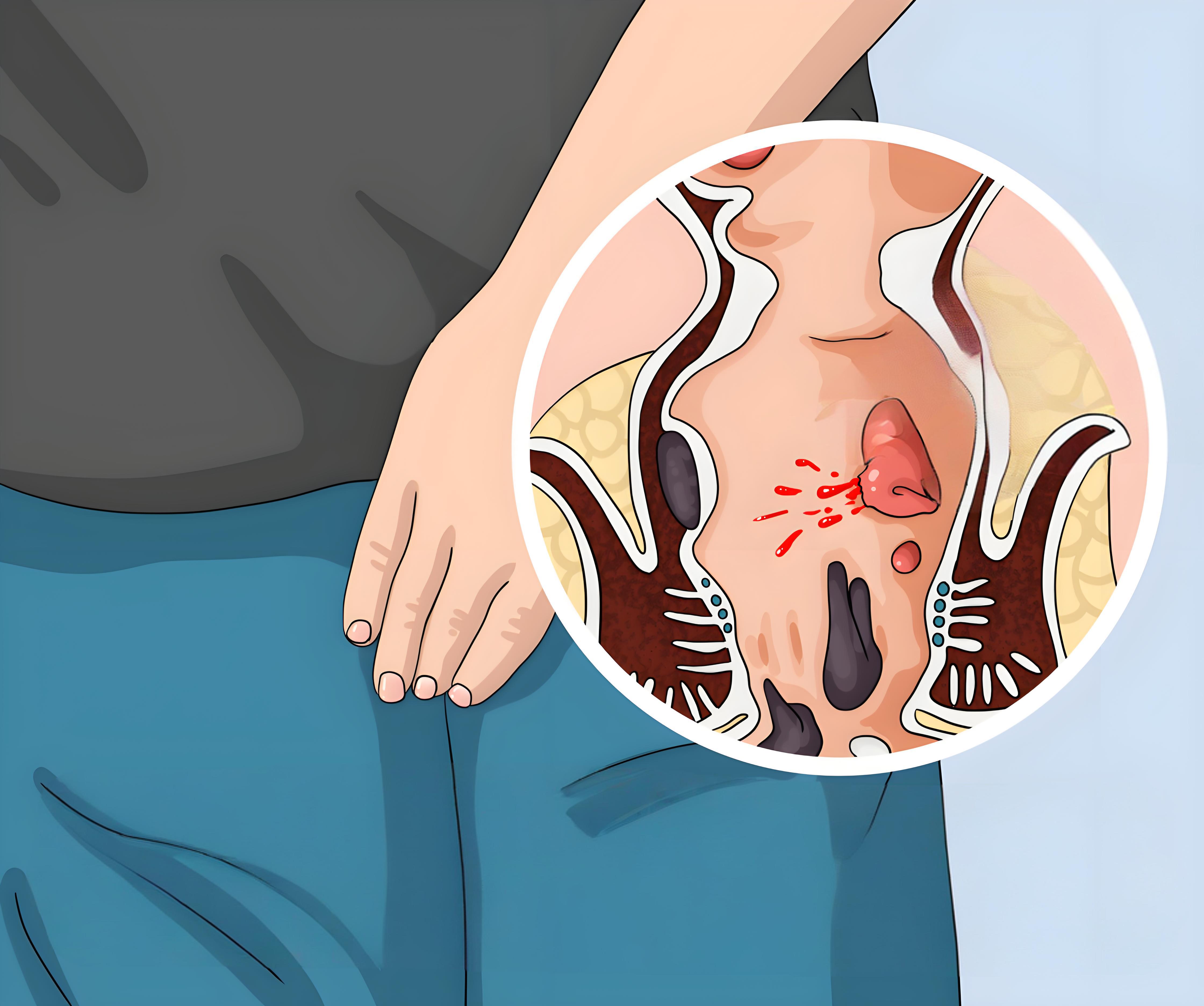 痔疮是怎么引起的?