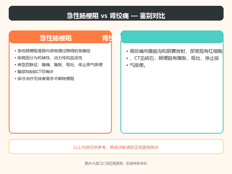 急性肠梗阻与肾绞痛