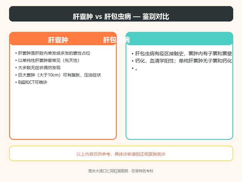 肝囊肿与肝包虫病