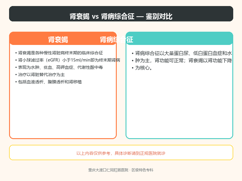 肾衰竭与肾病综合征