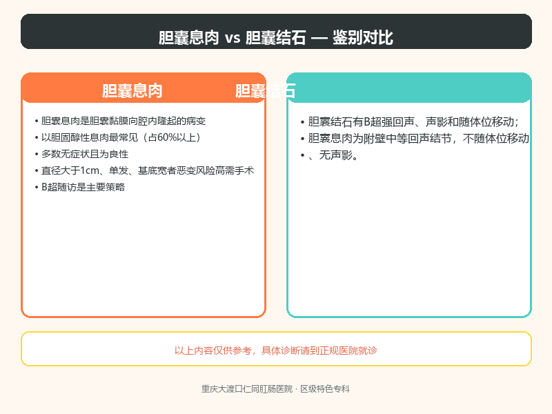 胆囊息肉与胆囊结石