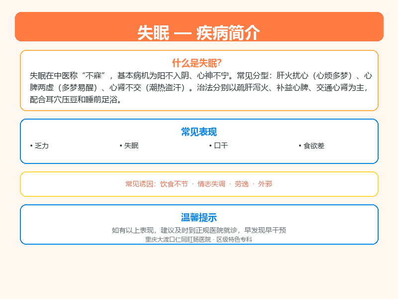 失眠科普示意图