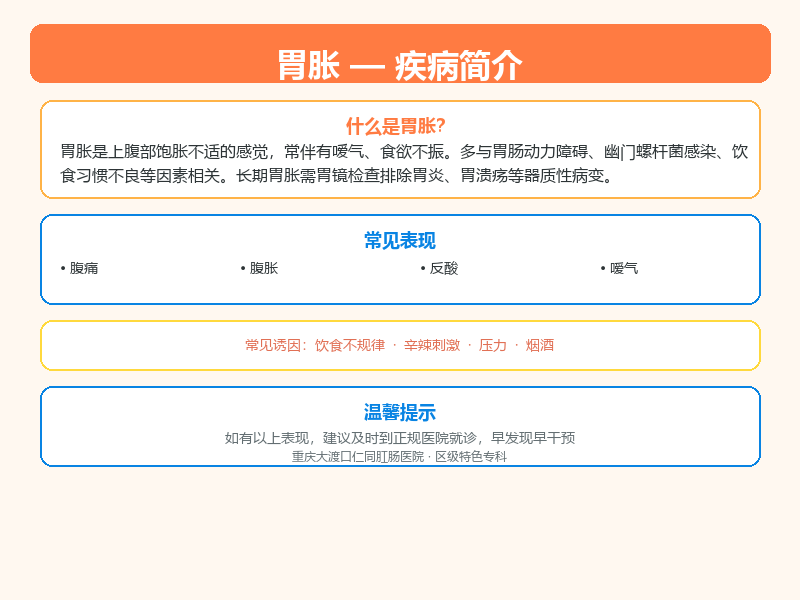 合川区胃胀怎么区分？仁同肛肠医院教您鉴别与应对