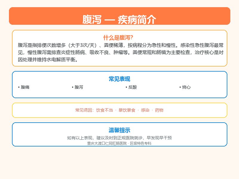 腹泻科普示意图