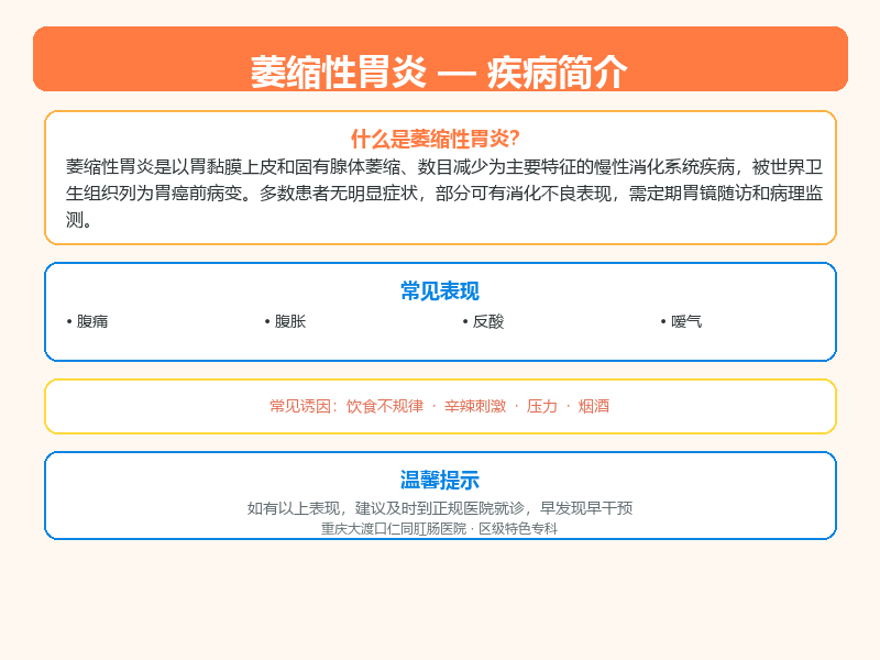 北碚区萎缩性胃炎怎么区分？大渡口仁同肛肠医院教您鉴别与应对