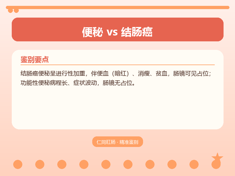 便秘与结肠癌
