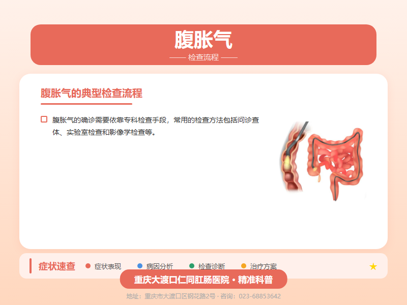 腹胀气检查流程