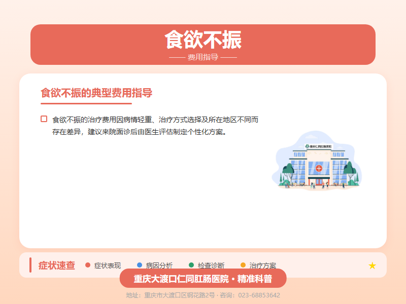 食欲不振费用指导