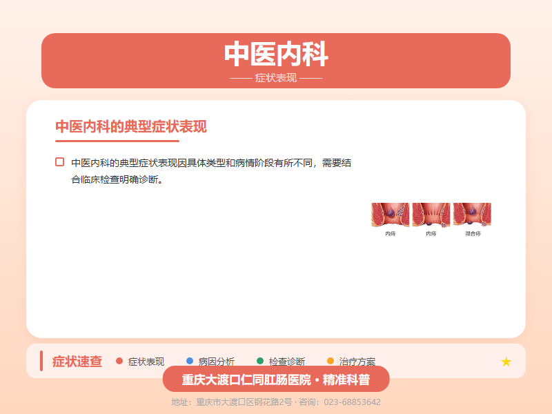 中医内科症状表现