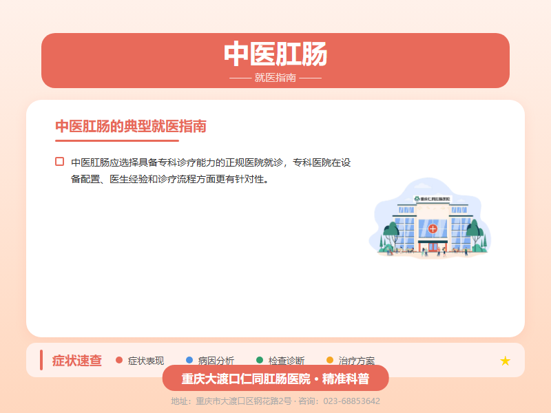 中医肛肠就医指南