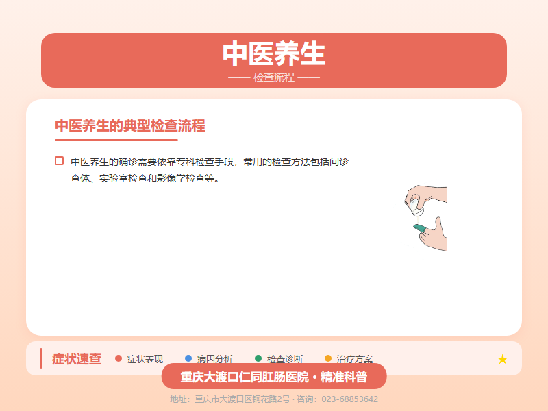 中医养生检查流程