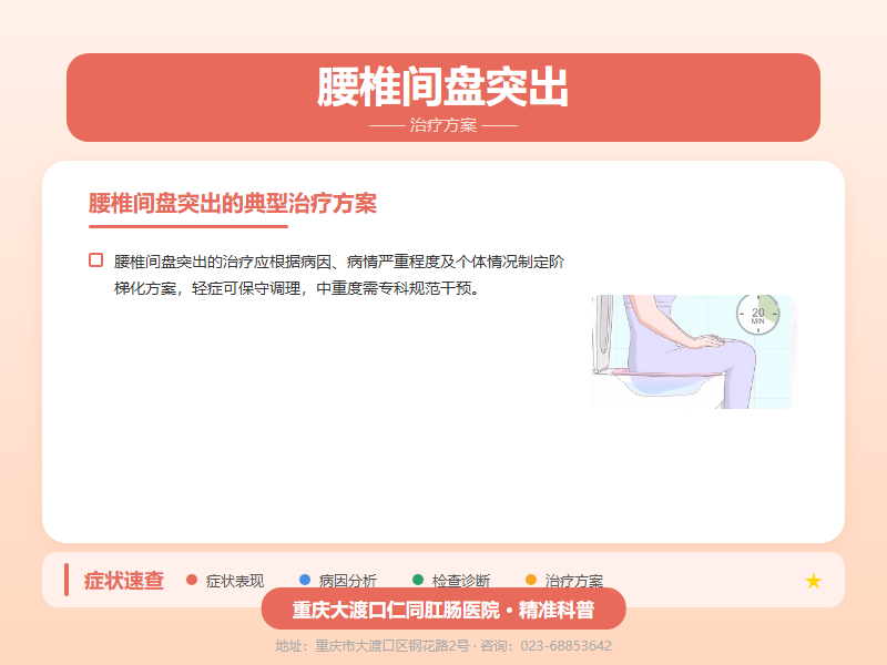 腰椎间盘突出治疗方案
