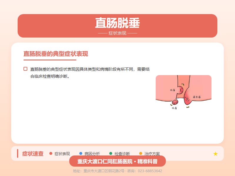 直肠脱垂症状表现