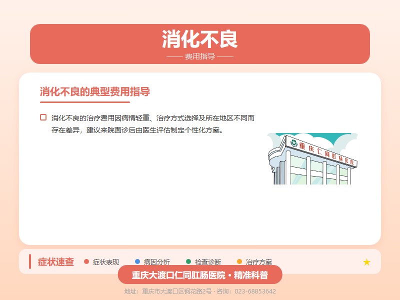消化不良费用指导