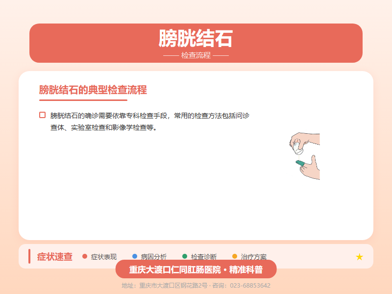 膀胱结石检查流程
