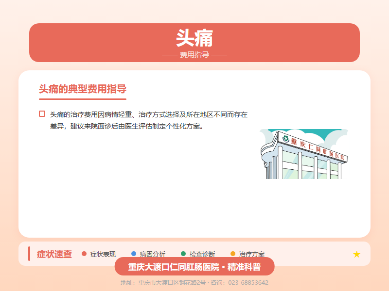 头痛费用指导