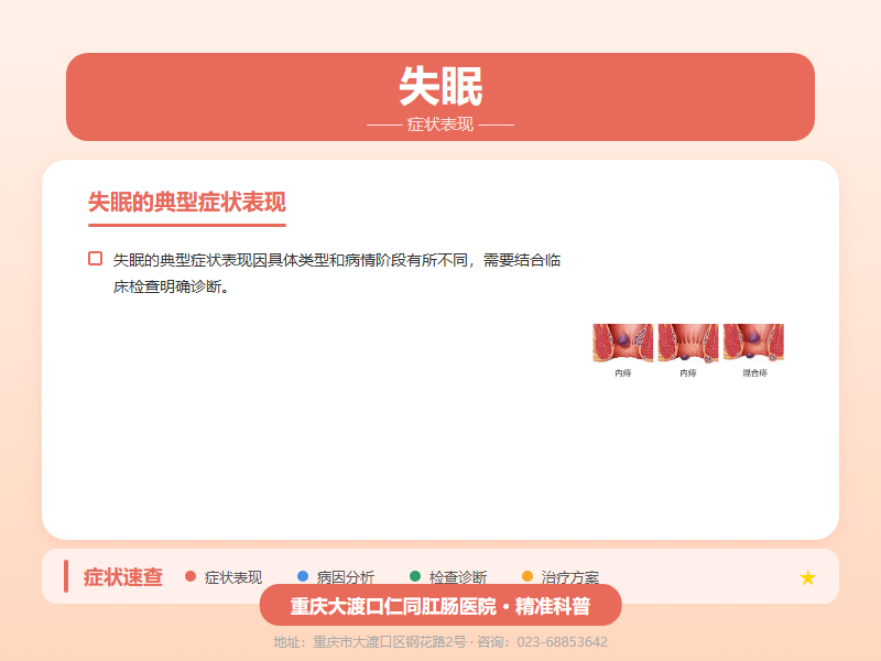 失眠症状表现