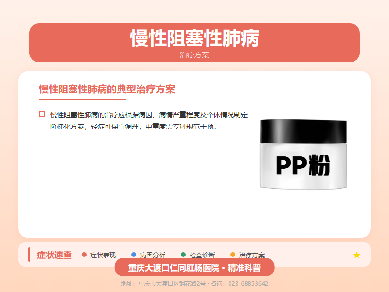慢性阻塞性肺病治疗方案
