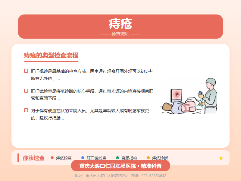 痔疮检查流程