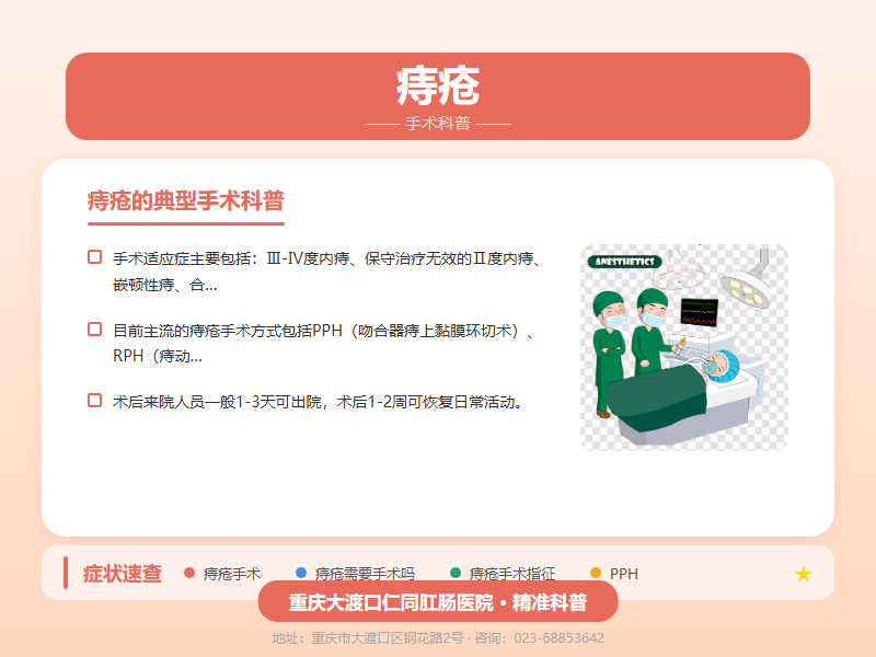 痔疮手术科普
