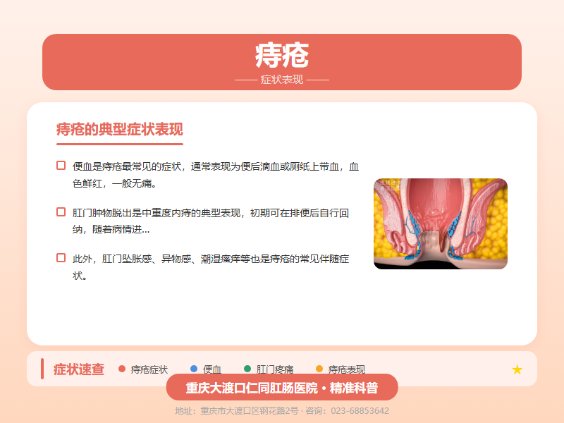 痔疮症状表现