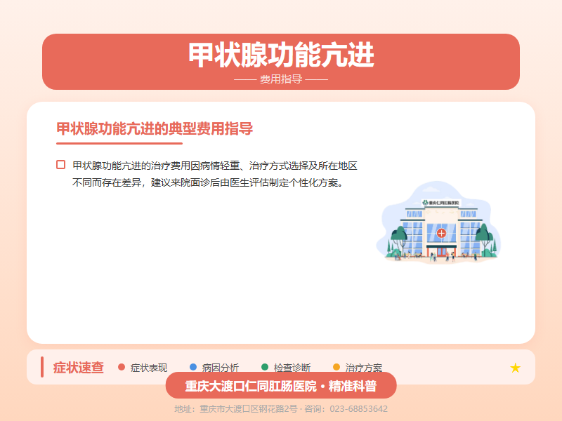 甲状腺功能亢进费用指导