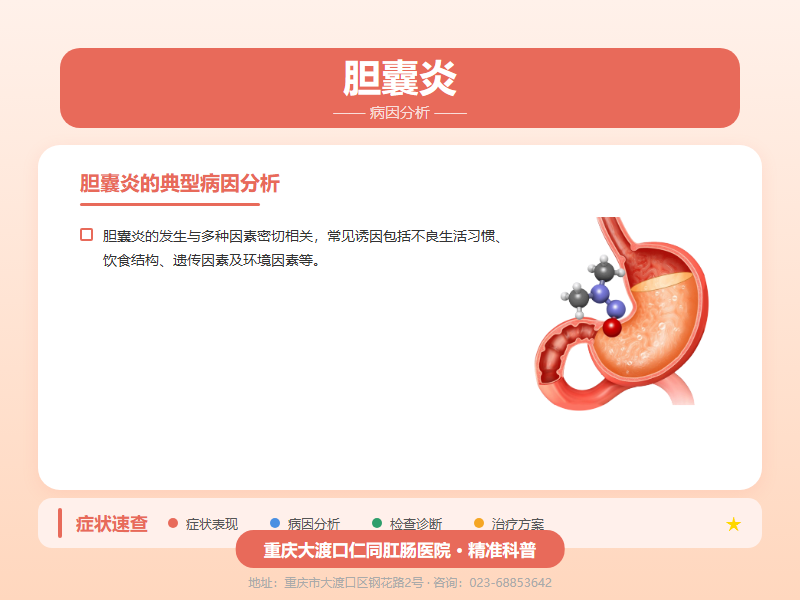 胆囊炎病因分析