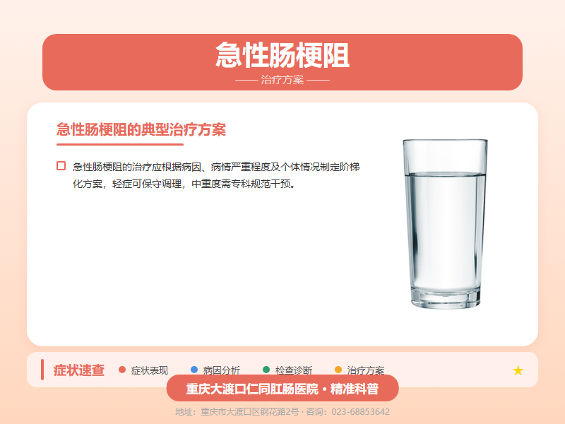 急性肠梗阻治疗方案