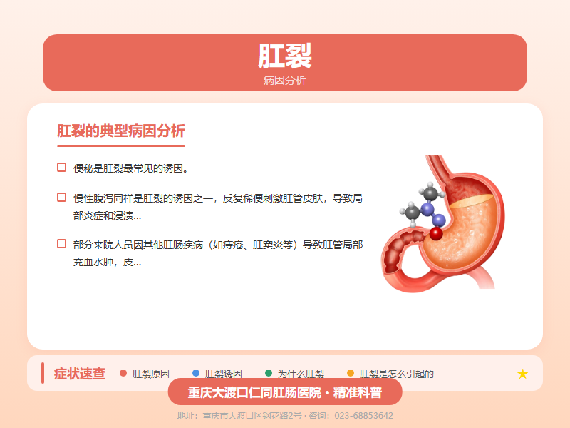 肛裂病因分析