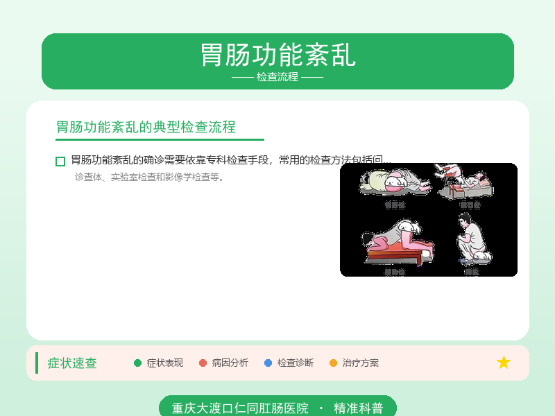 胃肠功能紊乱检查流程