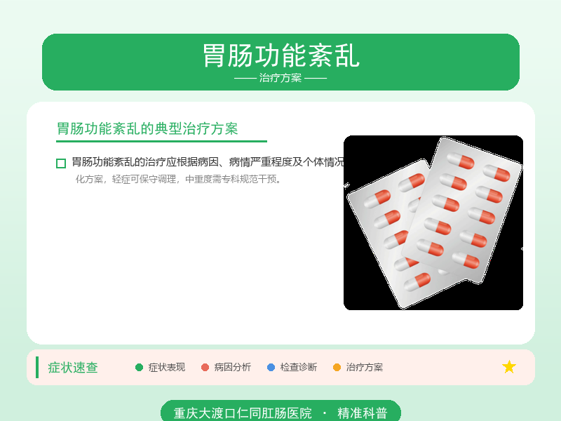 胃肠功能紊乱治疗方案