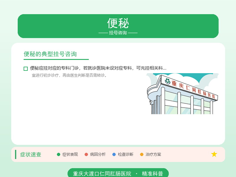 便秘挂号咨询