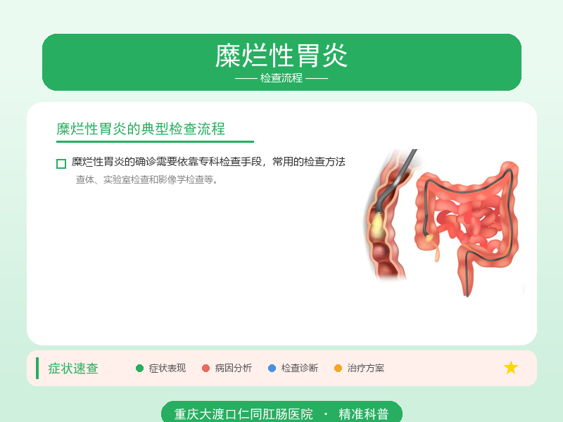 糜烂性胃炎检查流程