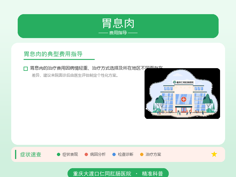 胃息肉费用指导