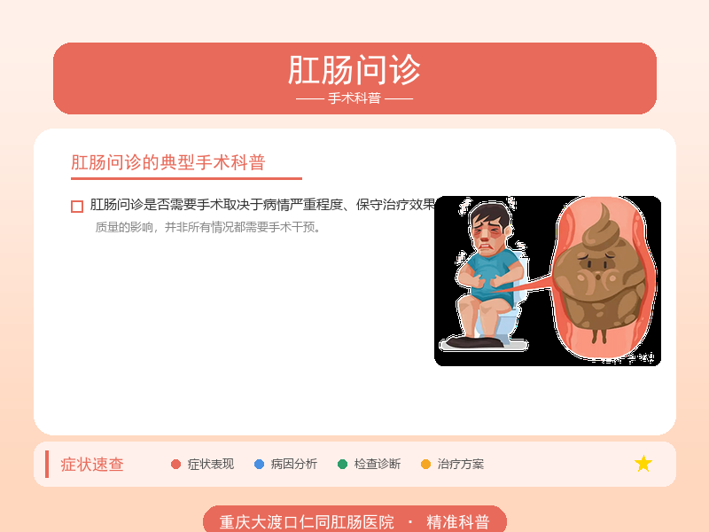 肛肠问诊手术科普