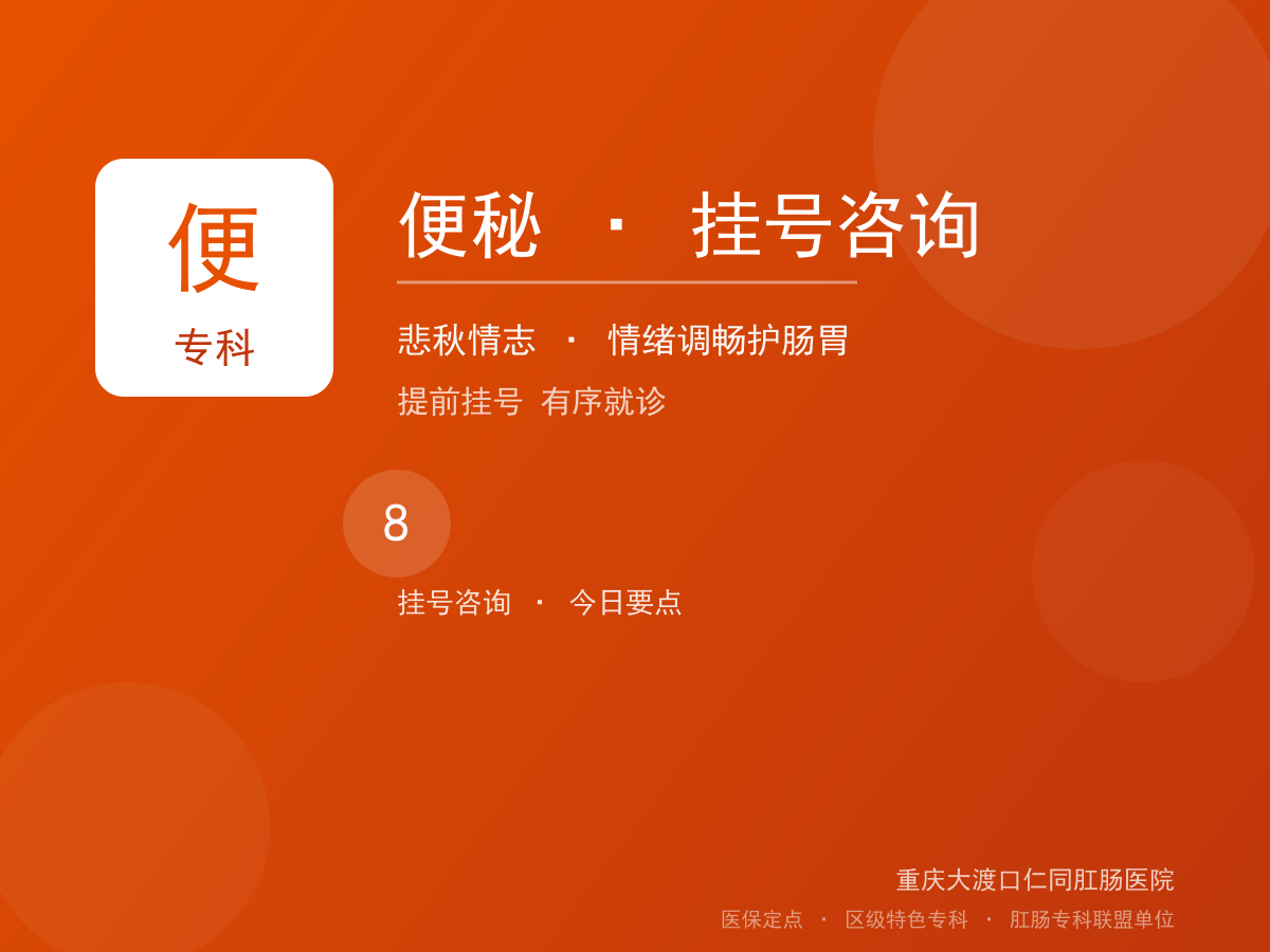 便秘挂号咨询